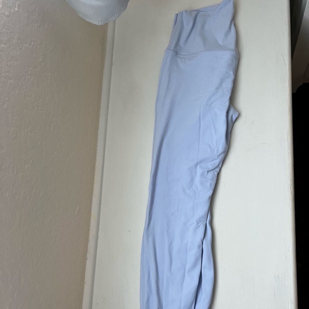 28’ lululemon align leggings light blue